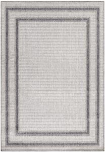 Paklājs āra terasēm Ayyildiz Aruba Border 4901, krēmkrāsa/pelēka krās., 100 cm x 60 cm