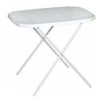 Stovyklavimo stalas Patio Camping Table, balta sp., 70 cm x 53 cm x 61 cm