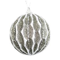Eglutės žaisliukų rinkinys Christmas Touch SY18QJHFB-033, sidabro sp., 8 cm, plastikas, 3 vnt.