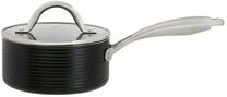 Puodas Ambition Ribs, Ø16 cm, 1.4 l, juoda sp.