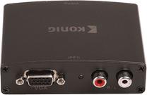 Adapteris Konig HDMI, VGA Female / 2 x RCA Female, 0 m
