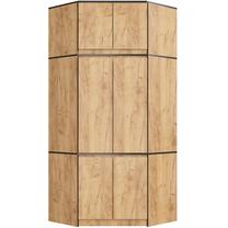 Spinta Akord Furniture Factory S100, ąžuolo sp., 100 cm x 50 cm x 235 cm