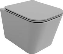 Tualete, pakarināms Mexen Teo Rimless Duroplast Slim, ar vāku, 345 mm x 510 mm