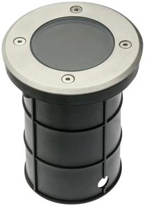 Süvistatav välisvalgusti GTV Alfa-O 06, 50W, GU10, IP67, alumiinium v./must v., 11 cm x 12.1 cm