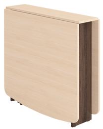 Valgomojo stalas išskleidžiamas DaVita, ąžuolo, 165 cm x 85 cm x 76 cm