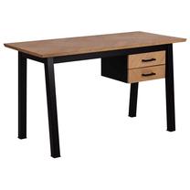 Kirjutuslaud Brighton 89098, 130 cm x 60 cm, 75 cm, tamm v./must v.