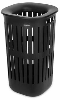 Veļas grozs Brabantia Collect-It, 55 l, melna krās., 38.2 cm x 38.2 cm x 64.3 cm