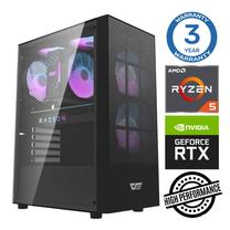 Stacionārs dators Intop Ryzen 5 5500, 250 GB, DDR4 16 GB, SSD 250 GB, RTX 4060 Ti 8 GB GDDR6
