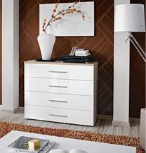 Komoda ASM Go, ąžuolo, 100 cm x 40 cm x 83 cm