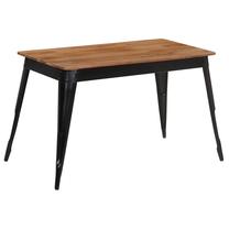 Stalas VLX 246295, ruda sp., 120 cm x 60 cm x 76 cm