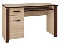 Kirjutuslaud koos kapiga MN Oliwier 15 3098042, 120 cm x 55 cm, 77 cm, hele pruun v.