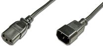 Laidas Assmann IEC-320 C13, IEC-320 C14, 1.8 m, juoda sp.