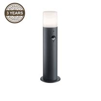 Vabalt seisev välisvalgusti Domoletti Orte 14216-H-PIR, 40W, E27, IP44, must v., 12 cm x 30 cm