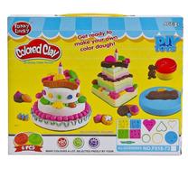 Plastilinas Elephant Toys Cake Color Dough F018-73