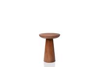 Taburetė Kalune Design Mushroom, riešuto sp., 30 cm x 30 cm x 40 cm