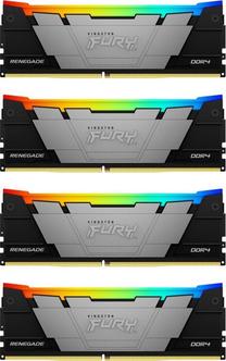 Operatiivmälu (RAM) Kingston Fury Renegade RGB KF436C16RB2AK4/32, DDR4, 1 GB, 3600 MHz