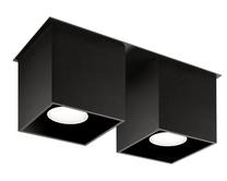 Valgusti lagi Sollux Quad SL.0063 Black, GU10, 2 / must v.