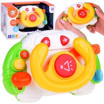 Интерактивная игрушка, руль Baby, 10 см, многоцветный