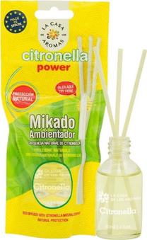Namų kvapas, kvapiosios lazdelės La Casa De Los Aromas Mikado Citronella, 30 ml