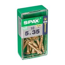 Medsraigtis, universalieji Spax, 5 x 35 mm, geltona sp., 10 vnt.