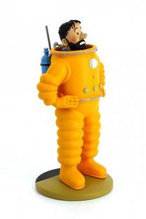 Rotaļlietu figūriņa Faraos Cigar Tintin Haddock Cosmonau, 25 cm, oranža krās.