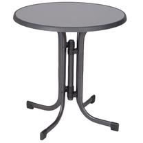 Dārza galds Patio Dine & Relax Punti, antracīta krās./pelēka krās., 70 cm x 70 cm x 73 cm