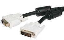 Kabelis StarTech DVIDDMM3M DVI-D 25 pin male, DVI-D 25 pin male, 3 m, balta krās./melna krās.