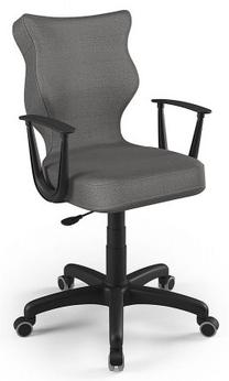 Vaikiška darbo kėdė Norm MT33 Size 6, 40 x 42.5 x 89.5 - 102.5 cm, juoda sp./tamsiai pilka sp.