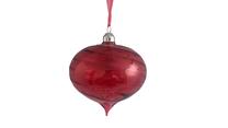 Eglītes rotājums Christmas Touch EBE341625, sarkana krās., 10 cm, stikls
