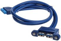 Vads DimasTech, USB 3.0 A female x 2, 0.5 m