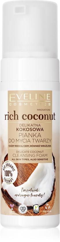 Attīroša sejas puta Eveline Rich Coconut, 150 ml