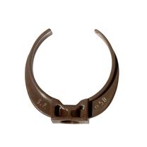 Lietus ūdens notekcaurules turētājs Scala, Ø 5 cm, polivinilhlorīds (pvc), brūna krās.