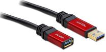 Vads Delock USB 3.0 A male, USB 3.0 A female, 1 m