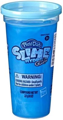 Глина для лепки Hasbro Play-Doh HydroGlitz Slime, синий цв.