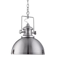 Šviestuvas kabinamas Searchlight Industrial 2297SS, E27, 1 x 10 W, sidabro sp. / sidabro sp.