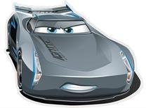 Sieninis lipdukas Disney Cars Jackson Storm, pilka sp.