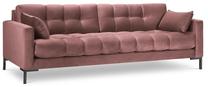 Sofa Micadoni Home Mamaia Velvet, rožinė sp., 177 x 92 cm x 75 cm