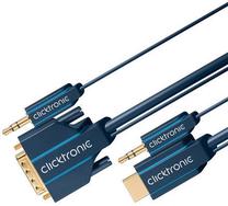 Adapteris Clicktronic HDMI, DVI-D, 3 m