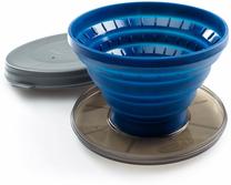 Piederumi, kafijas filtrs GSI Outdoors Collapsible Java Drip, 14 cm, zila krās./pelēka krās.