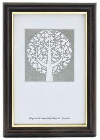 Nuotraukų rėmelis ECO 1301111, 40 cm x 30 cm, ruda sp./aukso sp.