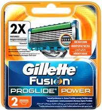 Skutimosi peiliukai Gillette Fusion ProGlide Power, 2 vnt.
