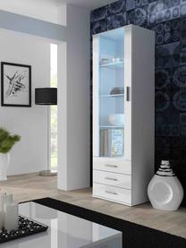 Шкаф-витрина Cama Meble Soho S1, белый цв., 60 см x 41 см x 192 см