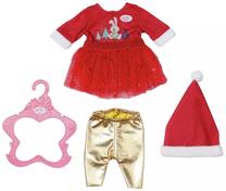 Одежда для кукол Zapf Creation Baby born X-MAS Dress, красный цв.