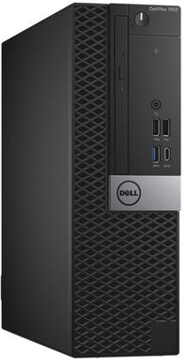 Stacionarus kompiuteris Dell OptiPlex 7050 SFF, atnaujintas Intel® Core™ i5-7500, 120 GB, DDR4 16 GB, SSD 120 GB, Intel HD Graphics 630 Dynamic, Windows 10 Pro RM18978