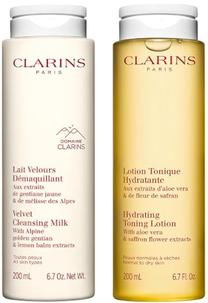 Veido priežiūros priemonių rinkinys Clarins Lotion Tonique Hydratante Set, 400 ml, 2 vnt.