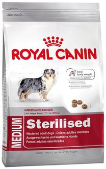 Sausas šunų maistas Royal Canin Medium Sterilised, 3 kg