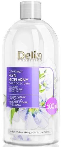 Micelārais ūdens Delia Cosmetics Refreshing, 500 ml