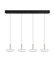 Valgusti lagi Trio Celeste, LED, 3000 °K, 4 x 7 W, valge v. / pruun v.