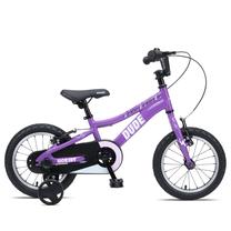 Vaikiškas dviratukas su papildomais ratukais, vaikų GoKidy Dude 14, violetinė sp., 14"
