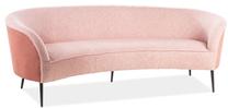 Sofa Elvis, rožinė sp., 54 x 220 cm x 77 cm